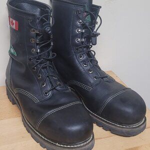 Canada West Steel Toe Boots 10 EEE extra wide